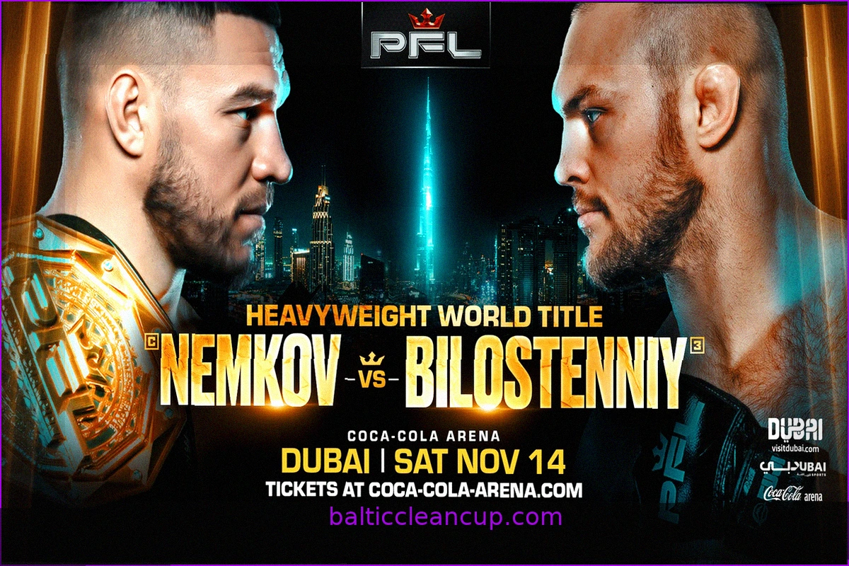Vadim Nemkov Defends PFL Heavyweight Title Against Sergei Bilostenniy in Dubai